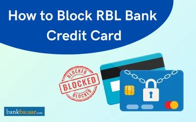 How To Block & Unblock Your RBL Credit Card .